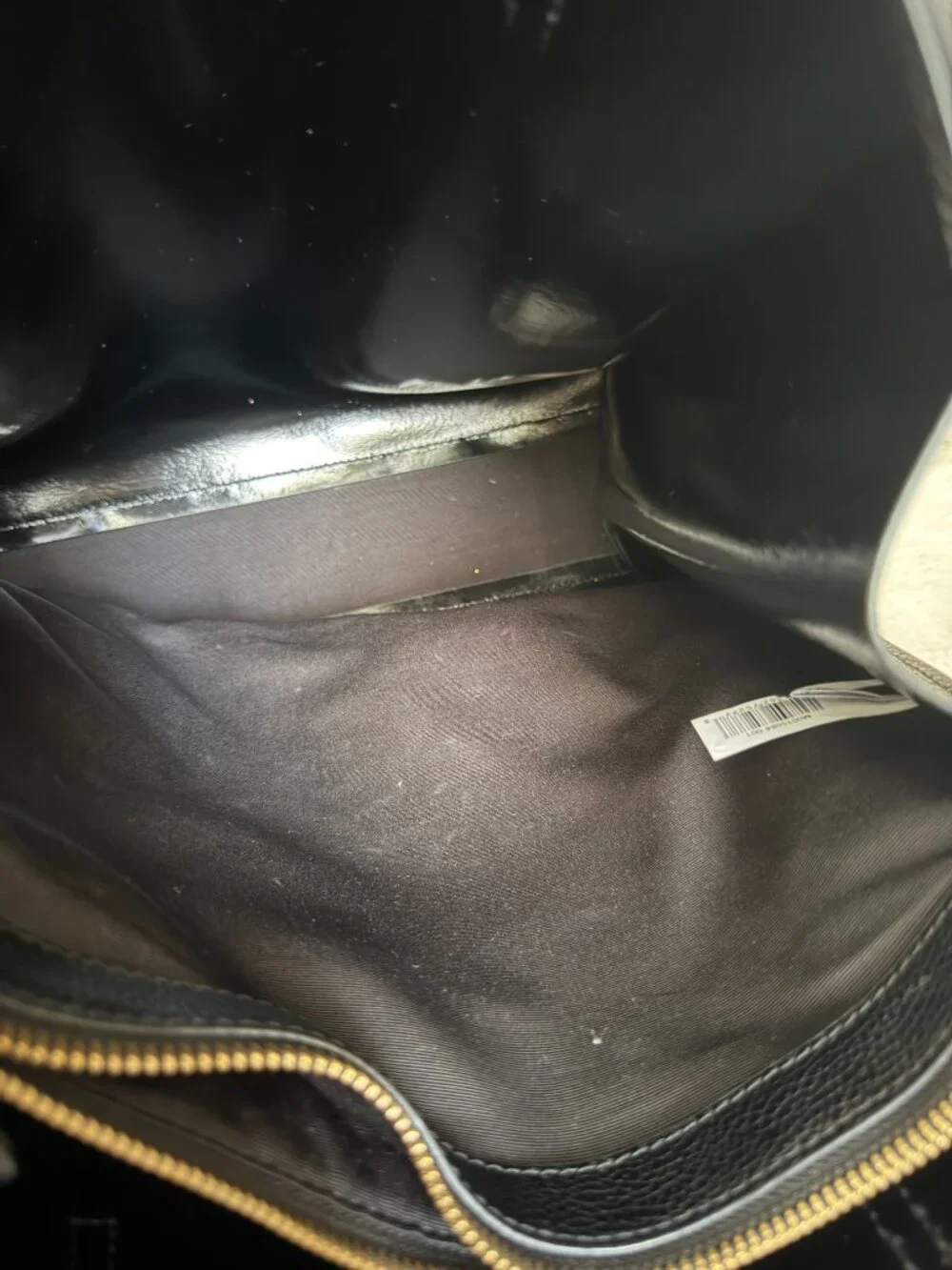 Marc Jacobs The Grind Black Leather Tote Shoulder Bag